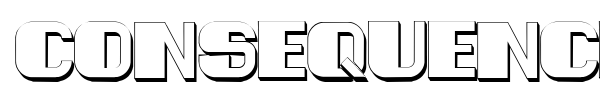 Consequences font preview